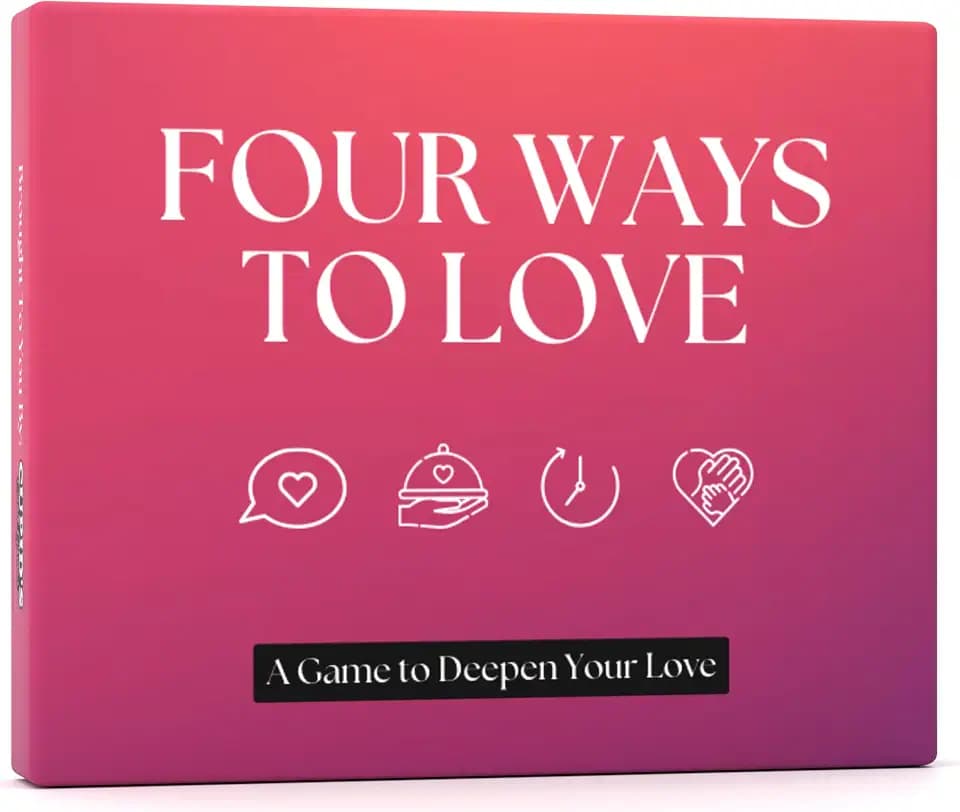 Cupid's Card Games Four Ways to Love - Romantic Couples Game for Deeper Connection Perfect Valentine's Day Gift, Date Night Idea and Couples Gift for Adults