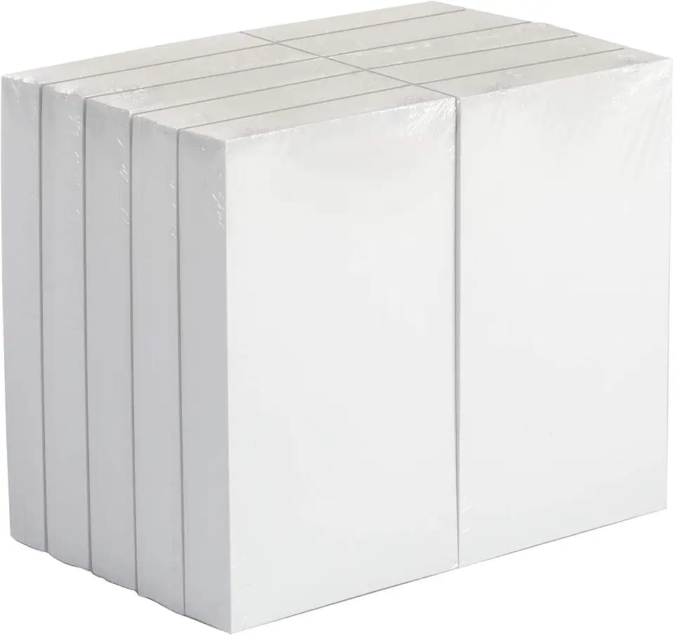 Amazon Basics Blank Index Cards for Studying and Note Taking, White, 3" x 5", 1000 Count (10 Pack of 100), 7.5 pt. Paper Weight