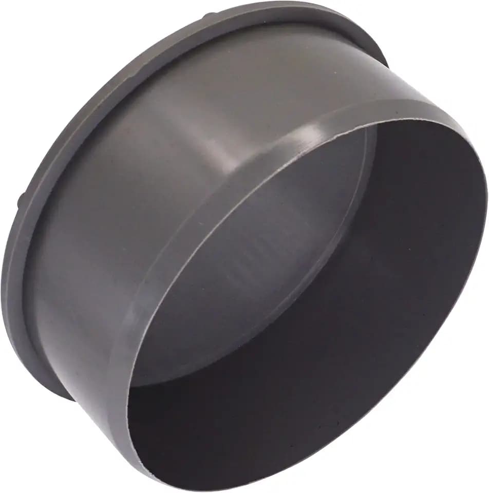 SKIR'CO (2 Stk.) Abwasserrohr-Endverschluss 110 mm, Kunststoff-Rohrendkappe, Abwasserstopfen, Abflussrohr-Steckverschluss