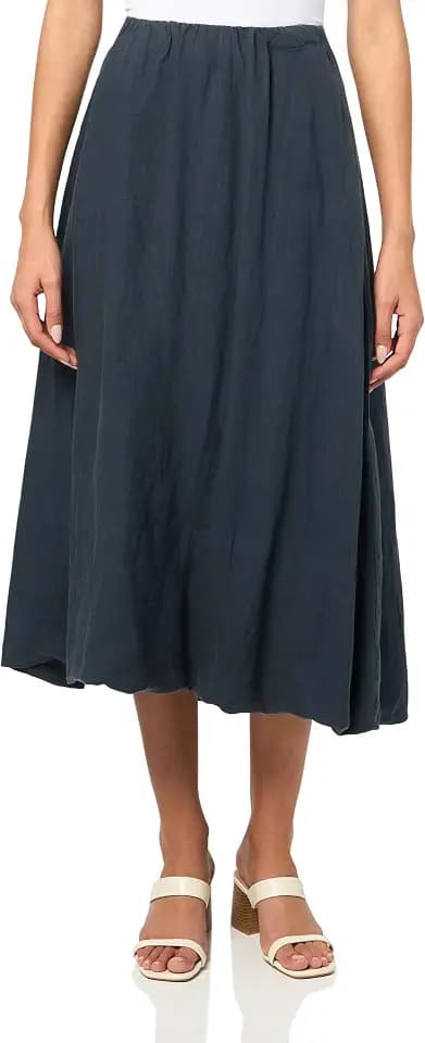 Velvet by Graham & Spencer Women's Rachelle Woven Linen Skirt