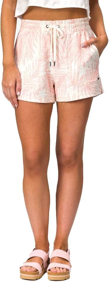 Reef Womens Ziggy Prntd Frnch Terry Short