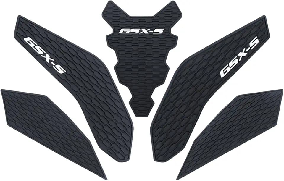 Fuel Gas Tank Pad Protector Stickers Rubber Decal Set Compatible with GSX-S750 GSXS750 GSX-S750Z 2017 2018 2019 2020 2021 5pcs
