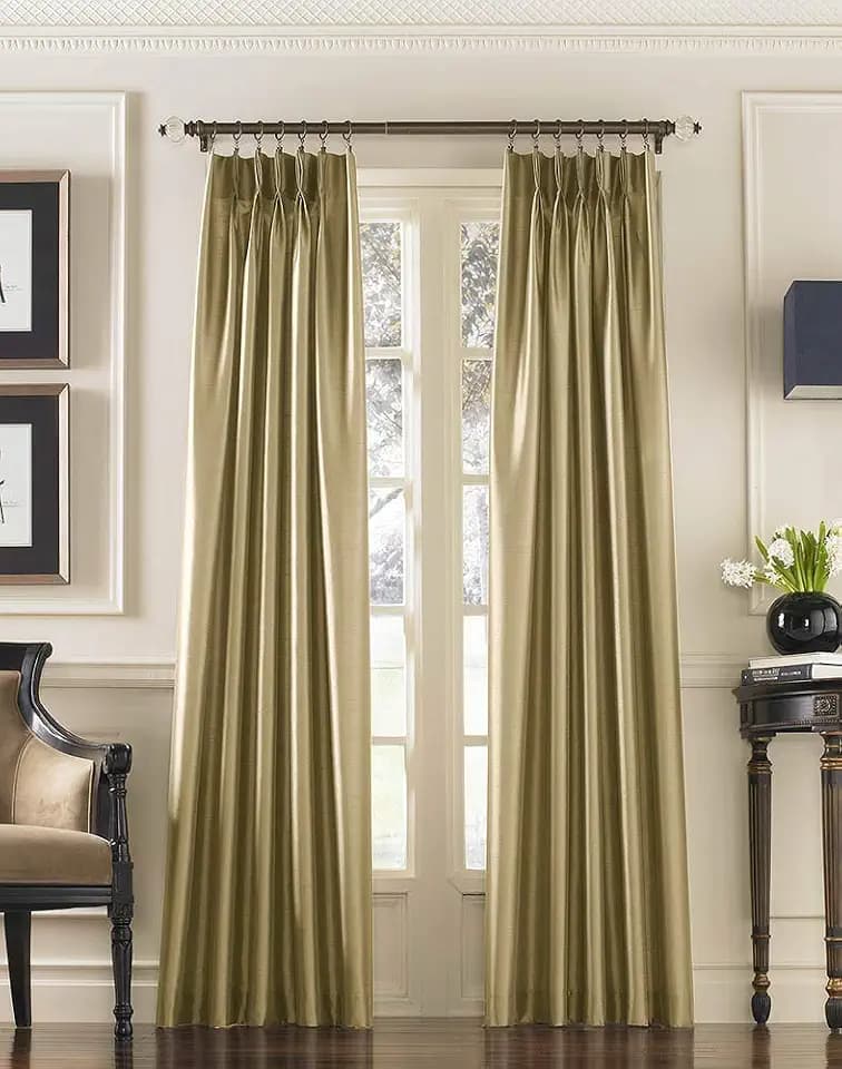 Curtainworks 1Q800003SD Festzelt-Vorhang, 76,2 x 335,3 cm, Sandfarben (Champagnerbeige)