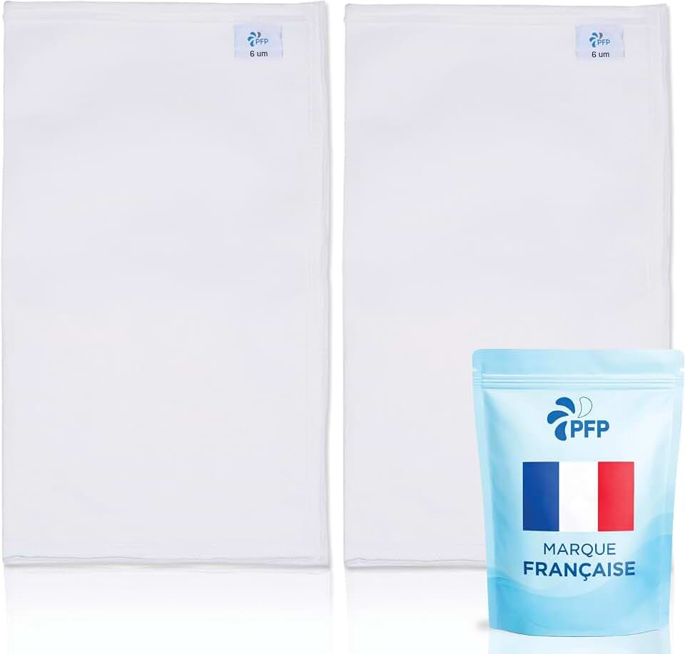 PFP Filtersack Kompatibel mit Desjoyaux Pool | Filterbeutel für Skimmerkorb | Ersatz Poolfilter 6 Mikron | Feinfilter für Kristallklares Wasser | Waschbar & Wiederverwendbar | 2er Set