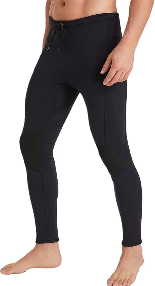ZCCO Herren und Damen Neoprenhose, 1,5mm/3mmLange Neoprenhose, Tauchhose zum Surfen, Kajakfahren, Schwimmen, Tauchen, Kanufahren