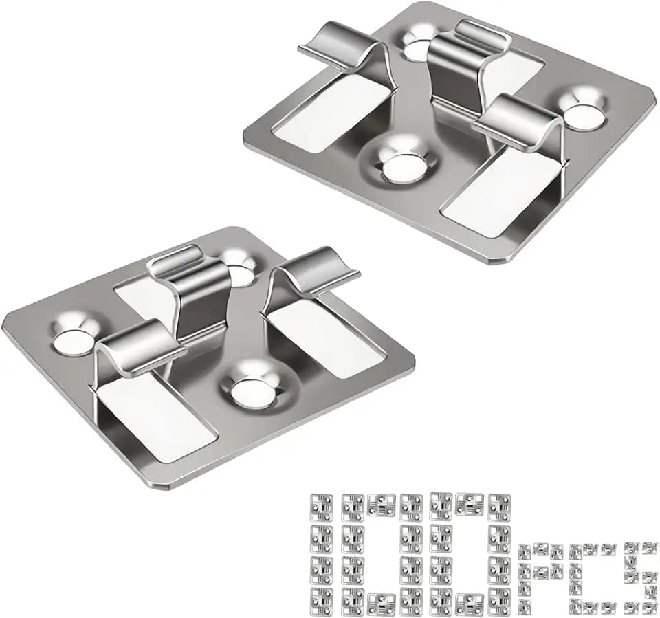 100 Stück WPC Terrassendielen Clips (Spalt 3mm & Höhe 7mm)