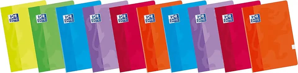 Oxford 100101228 – Pack grapadas, weiche Abdeckung, A4/210 x 297 mm, 10 Blatt