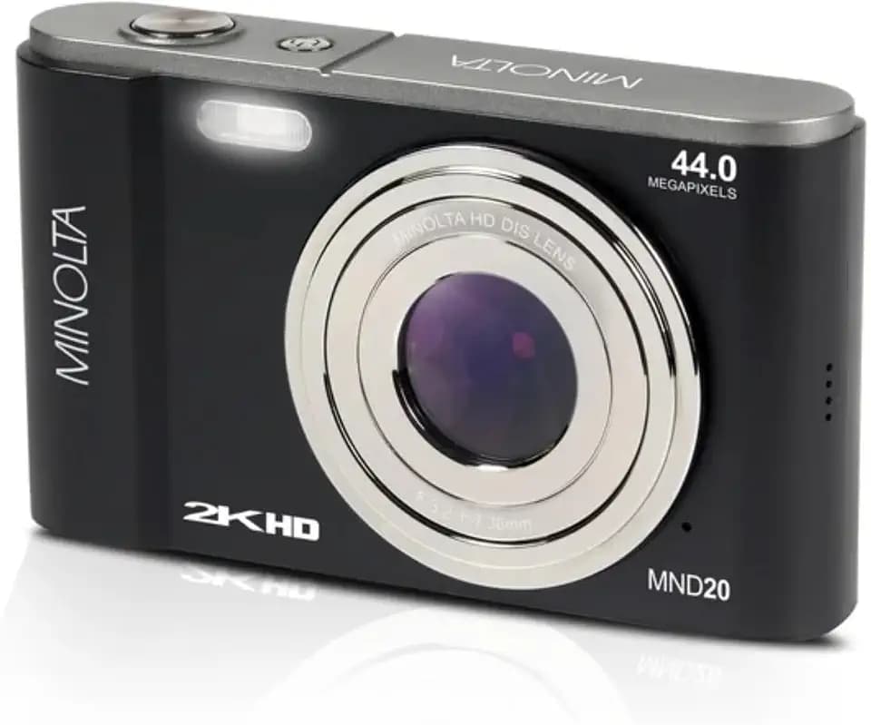 Minolta Minolta MND20 44 MP 2.7K Ultra HD Digital Camera (Black)
