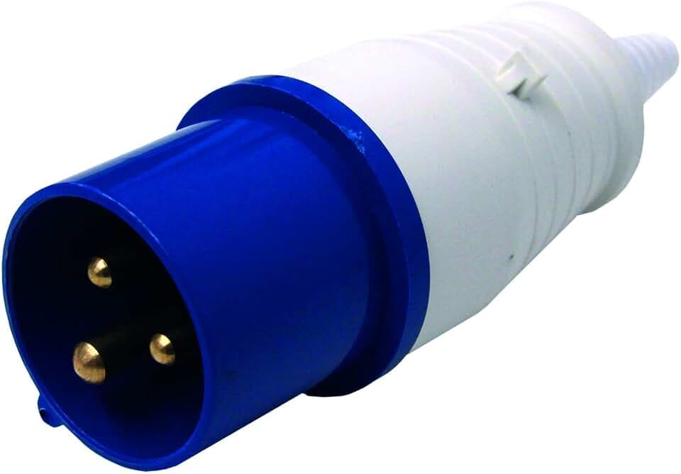 Electraline 80803 Stecker IEC IP44-10/16A 2P+T 230V