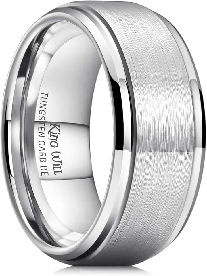 King Will Classic Tungsten Wedding Band for Men Women