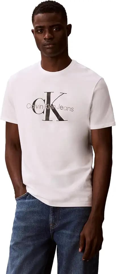 Calvin Klein Men's Monogram Logo Crewneck T-Shirt