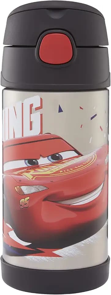 THERMOS kids FUNTAINER Disney Thermoflasche 0,35 l, mit Strohhalm, Cars