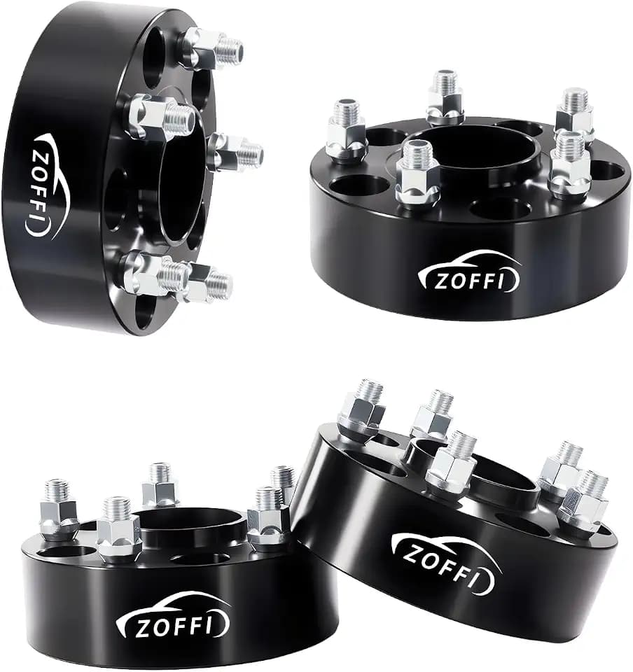 5x5.5 Wheel Spacer for 2012-2018 Ram 1500 (2WD + 4WD), Thickness 2inch with 77.8mm Hubcentric 5x139.7 M14x1.5 Studs 5 Lug Wheel Adapters for 2012-2018 Dodge Ram 1500 4PCS Color Black