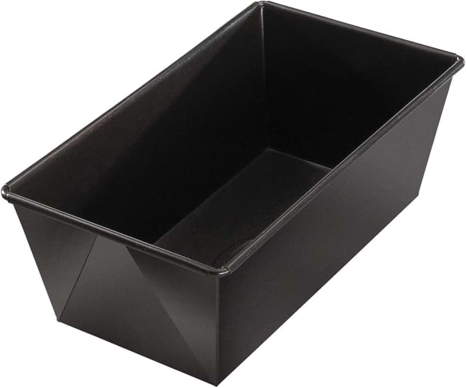 Dr. Oetker Kastenform 20 cm, Königskuchenform mit Antihaftbeschichtung, hochwertige Form, eckige Kuchenform (Farbe: schwarz), Menge: 1 Stück