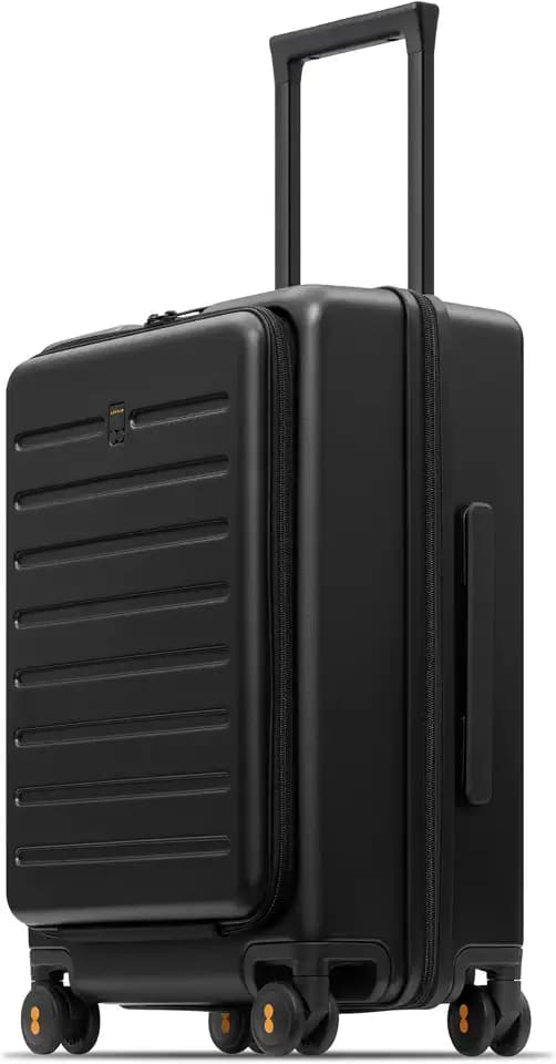 LEVEL8 Small Carry On Luggage with Front Pocket,20" Lightweight Suitcase