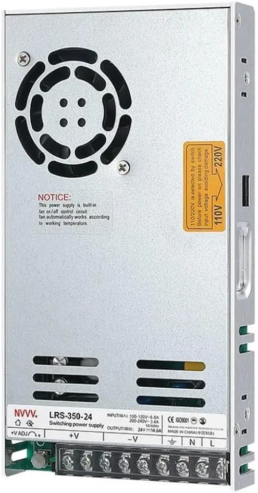 LRS-350-24 Switching Power Supply 24V 14.6Amp Enclosed Switchable Power Supply