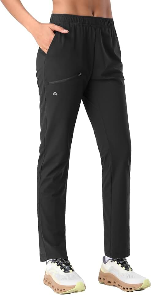 Pioneer Camp Jogginghose Damen Leicht Freizeithose Atmungsaktiv Schnelltrocknend Sporthose UPF50+ mit 3 Taschen