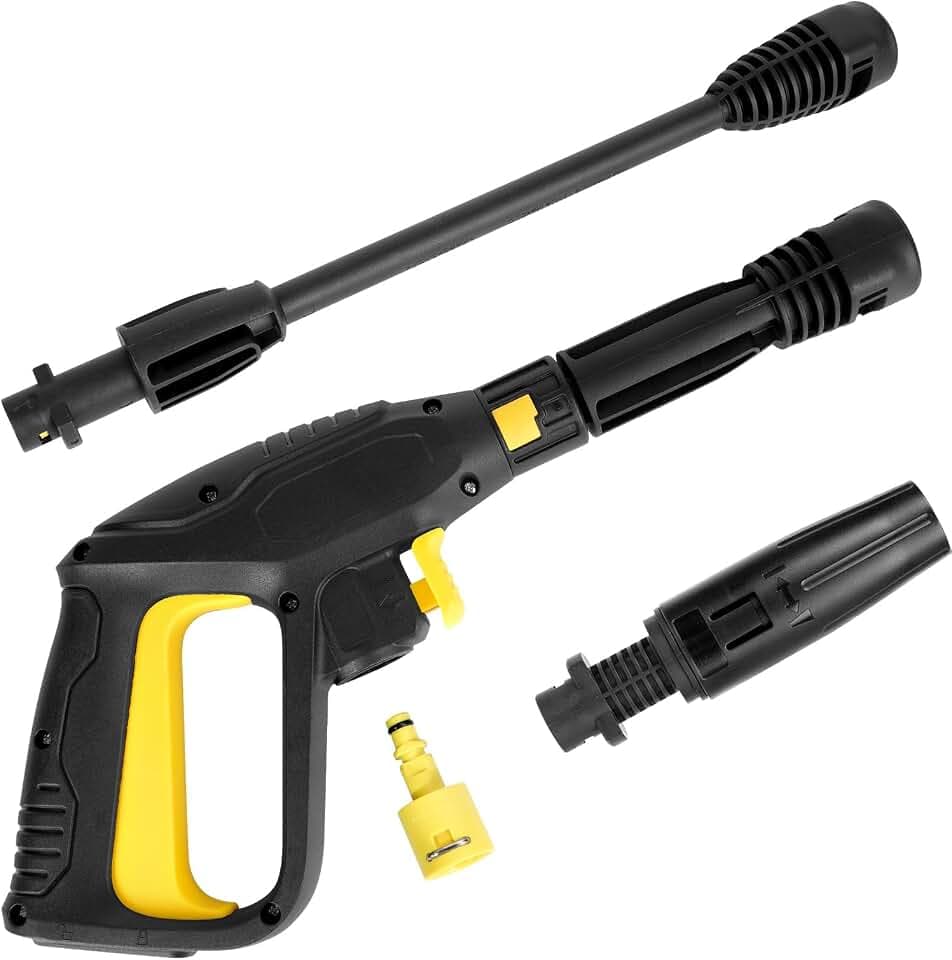 YUET Hochdruck-Waschpistole, Strahlreiniger und Verlängerungsstab-Set