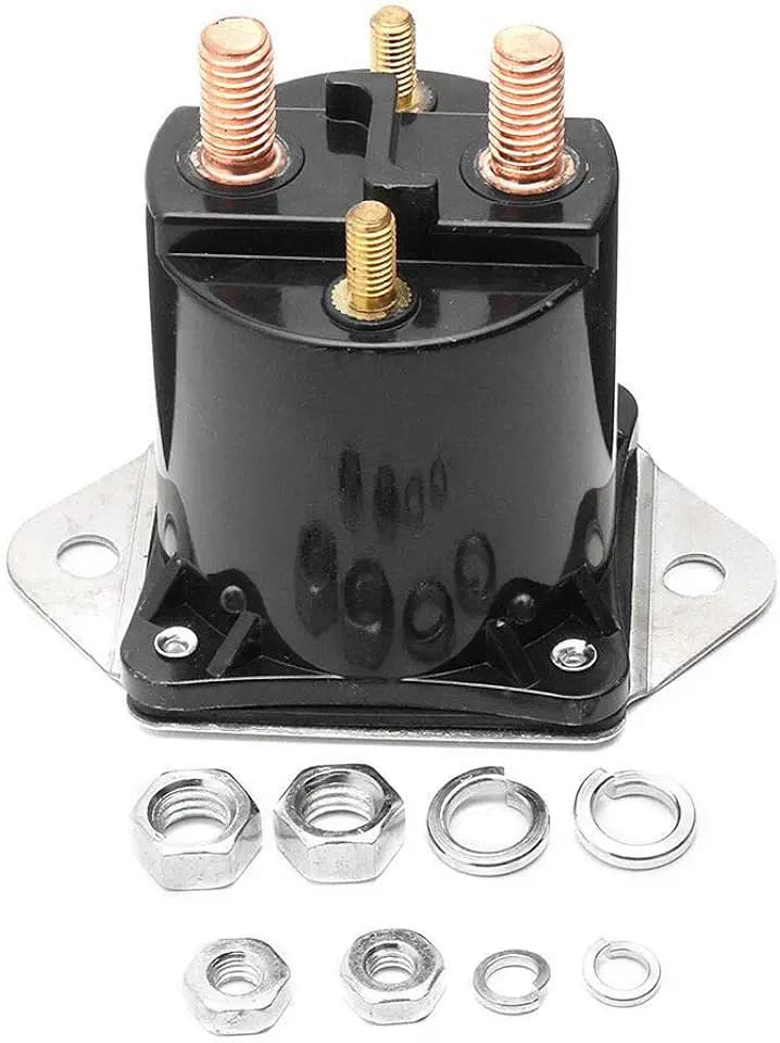 12V Club Car Starter Solenoid,Gas Golf Cart Solenoid Fits Club Car 1984-Up DS/04+ Precedent Gas Solenoid Clubcar Replaces Part Number:1012275, 1013609, 435-154,1012275