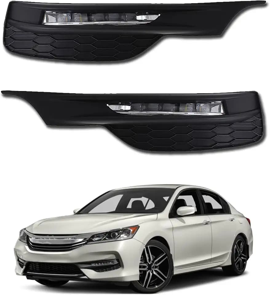 2 Pack RH LH Fog Lamps Replacement for Accord 2016-2017