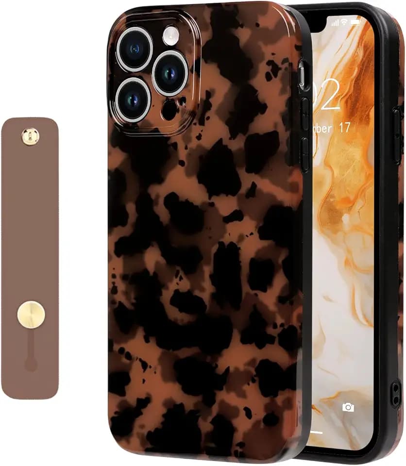 NITITOP for iPhone 14 Pro Max Case Cute Tortoise Wrist - Black