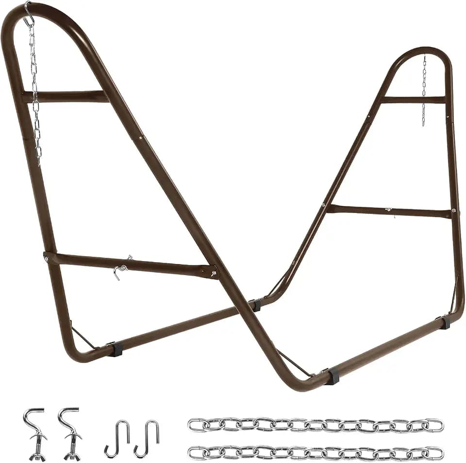 Durable Heavy Duty Steel Hammock Stand for Outside, 550LBS Capacity