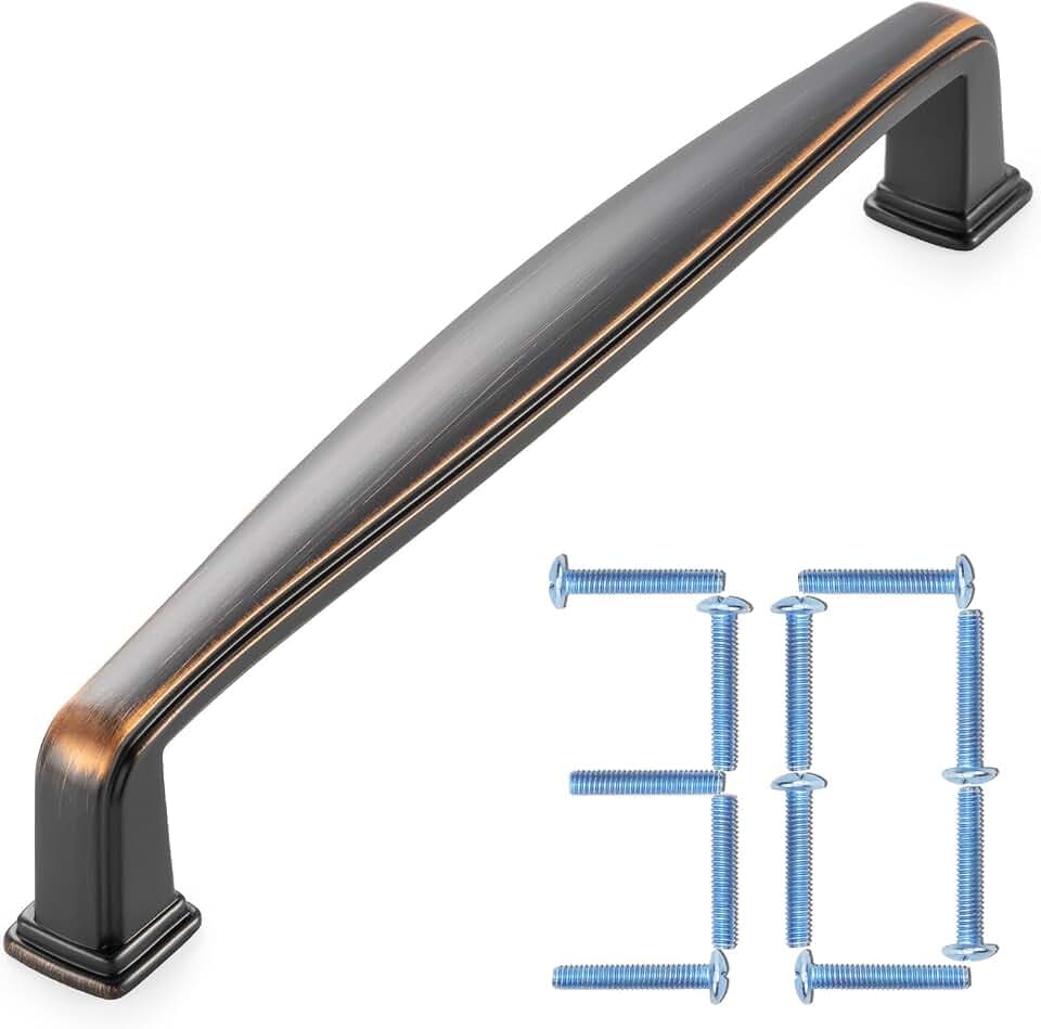KOOFIZO 30 Pack 5 in Oil Rubbed Bronze Cabinet Pull, Drawer Handles 1817