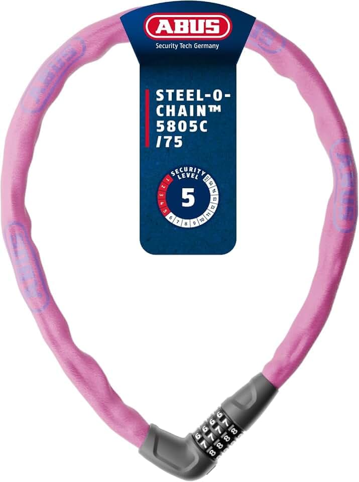 ABUS 5805C Steel-O-Chain Kettenschloss schwarz