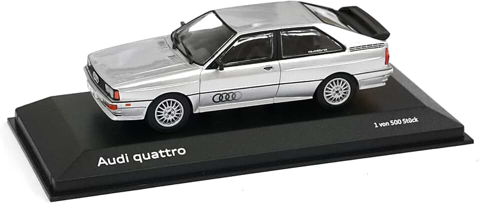 Audi A5-5790 Modellauto Quattro Maßstab 1:43 Miniatur Modell, Silber