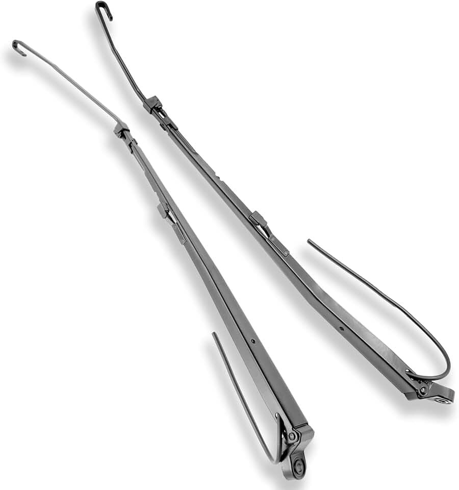 42539 42691 1 Pair Front Windshield Wiper Arm Kit Compatible with 1997-2005 Buick Century Regal Chevrolet Impala Monte Pontiac Grand Prix Carlo Intrigue Replaces OE 15237916 15237915