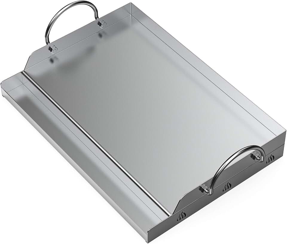 18"×12.5" Universal Stainless Steel Cooking Griddle Flat Top Griddle Insert