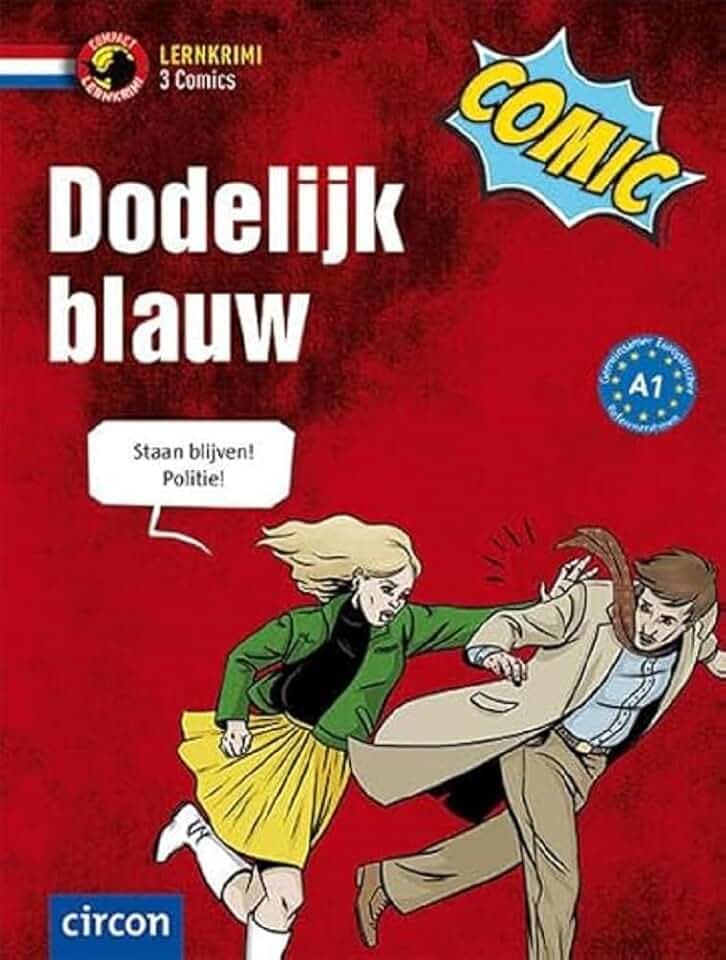 Dodelijk blauw: Niederländisch A1 (Compact Lernkrimi Comics)