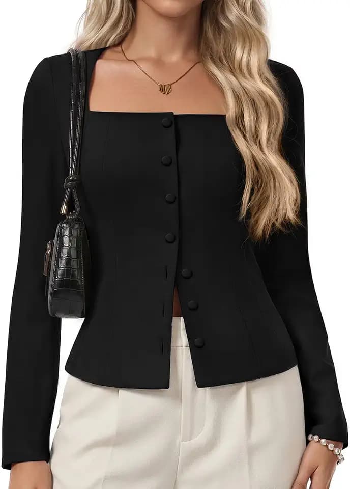 Bbonlinedress Women Casual Business Blazer Jackets Office Work Tops
