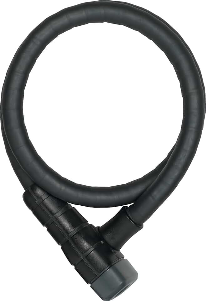 ABUS Panzerkabelschloss Steel-O-Flex Microflex 6615K - Kabelschloss aus Stahlkabel mit Panzer aus Stahlhülsen - ABUS-Sicherheitslevel 5