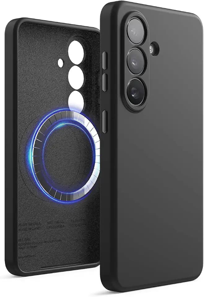 elago Premium Magnetic Silicone Case for Galaxy S26 Black