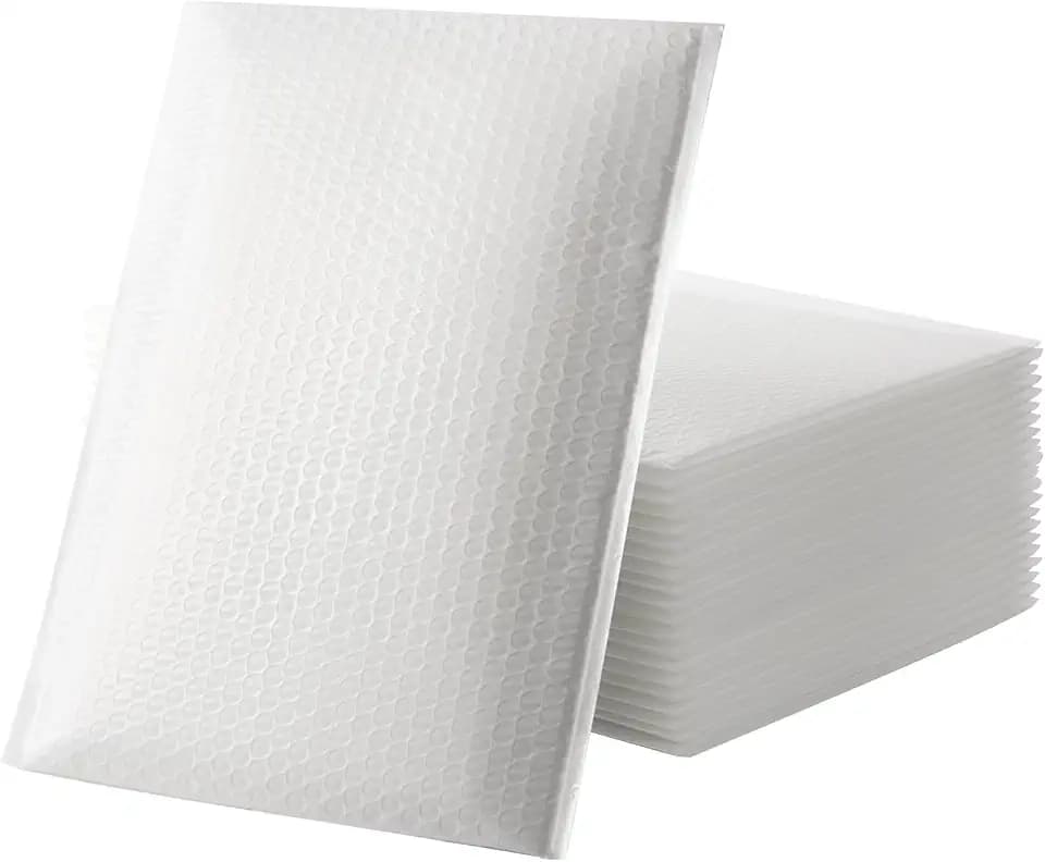 zmybcpack White Bubble Mailers 10.5x16 Inch, 30 Pcs