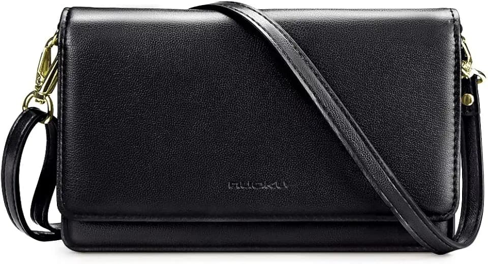 nuoku Crossbody Purses for Women, Cell Phone Wallets Purse Wristlet Clutch