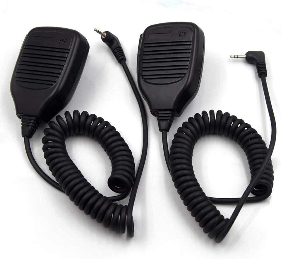 2-Pack 1 Pin 2.5mm Shoulder Speaker Mic Fit Motorola MH230R T260 T800