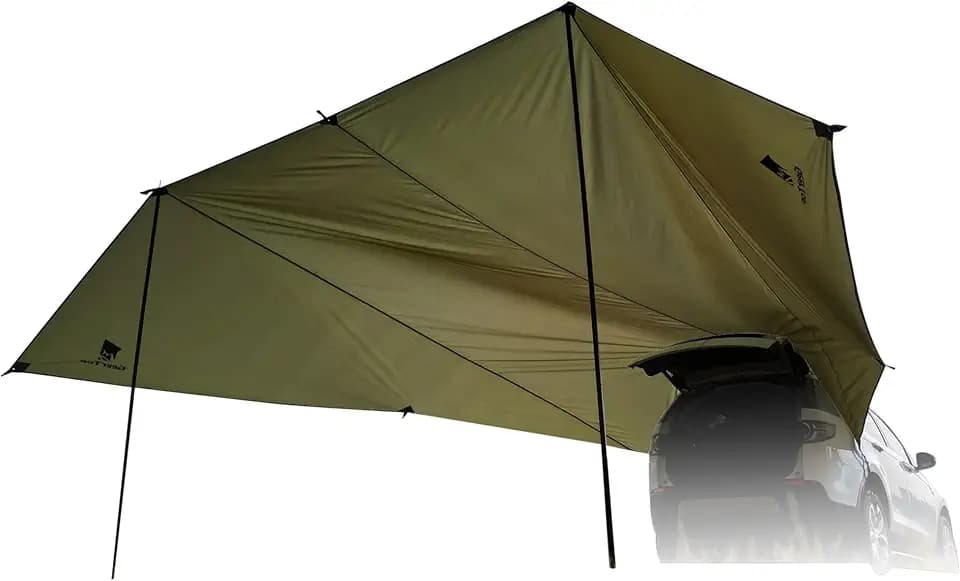 GEERTOP Car Tailgate Awning 19 x 16 FT, Waterproof Camping Shelter