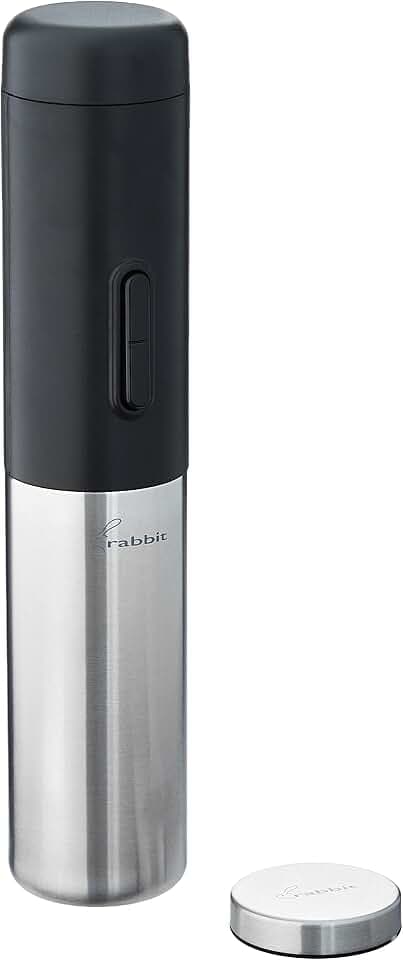 Electric Corkscrew with foil cutter, R1-17910, Black and Silver 2