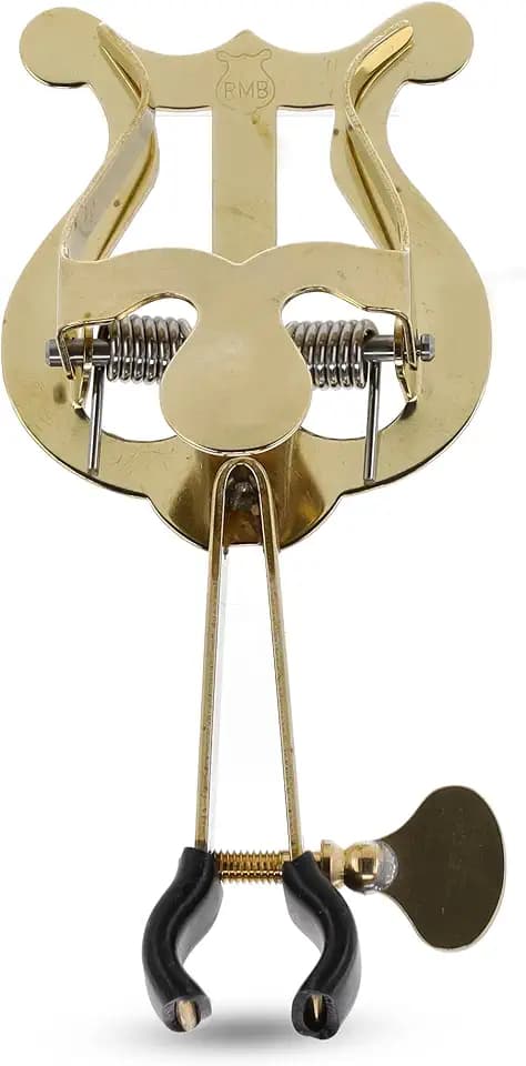GEWA Marschnotenhalter Trompete - Messing - Kleine Lyra - 1 Drücker