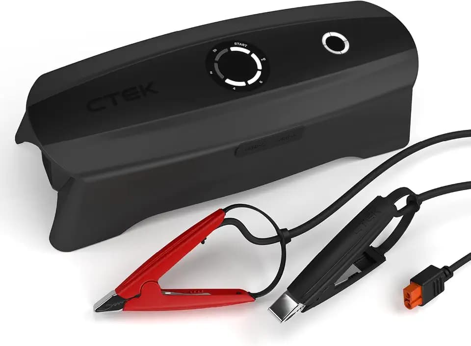 CTEK CS Free®, 12V Portable Battery Charger, 4-in-1 Charger with Hi-tech Power Bank, for Car, Phone, Computer, Smart Battery Maintainer, Jump Starter Alternative with Adaptive Boost Technology, Black