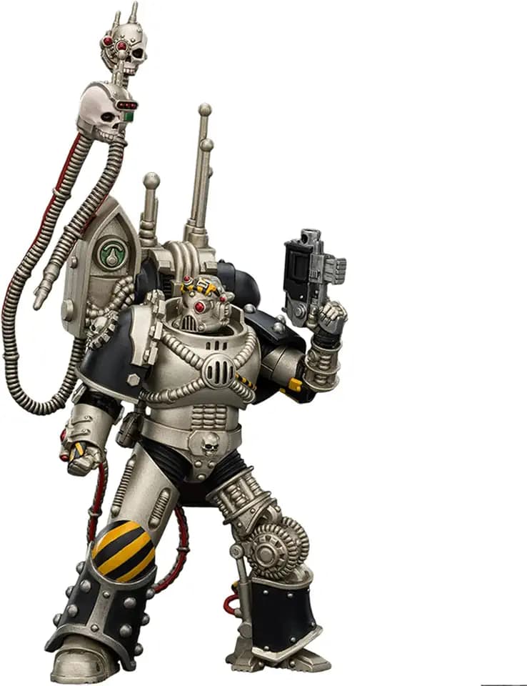 JOYTOY Warhammer 40K Horus Heresy, Iron Warriors Legion Praevian with Bolt Pistol 1/18 Action Figur，Sammeln Und Zeigen Modell