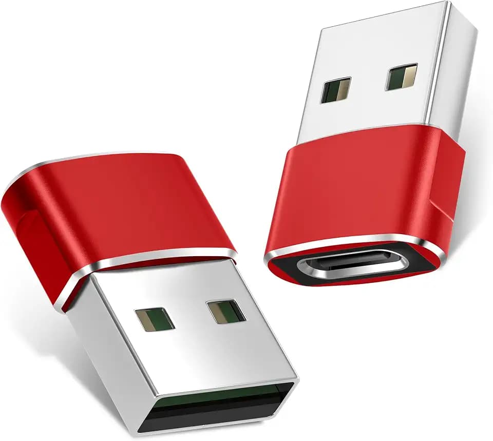 Basesailor USB to USB C Adapter,USB C Female to A Male Charger 2P