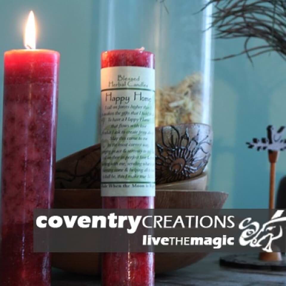 Blessed Herbal Candle Happy Home/Peace and Serenity
