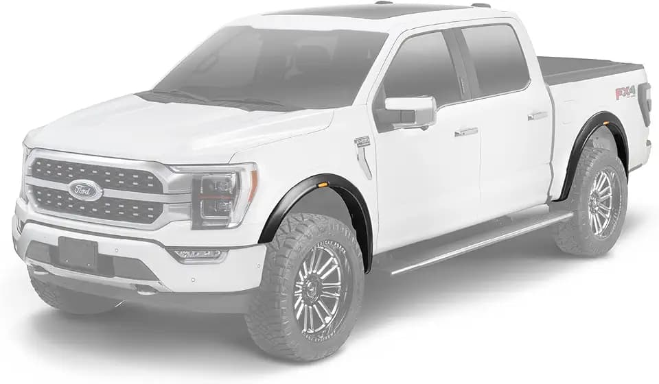 Husky Liners Fender Flares RVL Style | Fits 2023-2026 Chevrolet Colorado | Front & Rear, 4-pc Black - 2804998