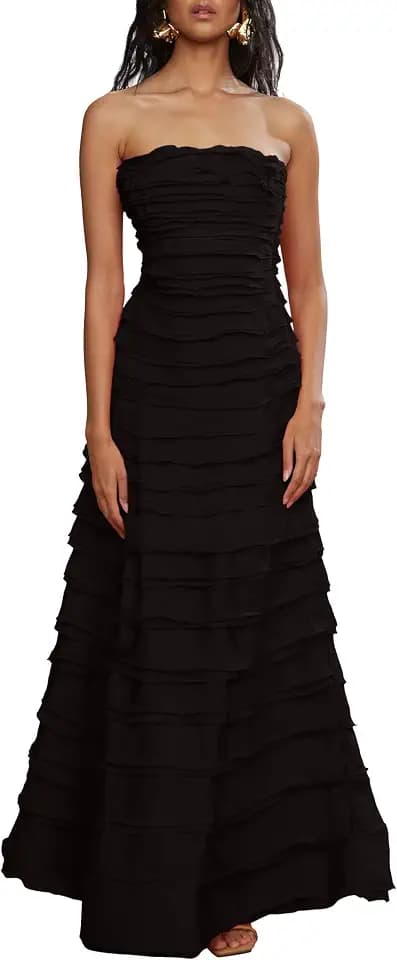 AMUR Women's Pepper Layered Gown