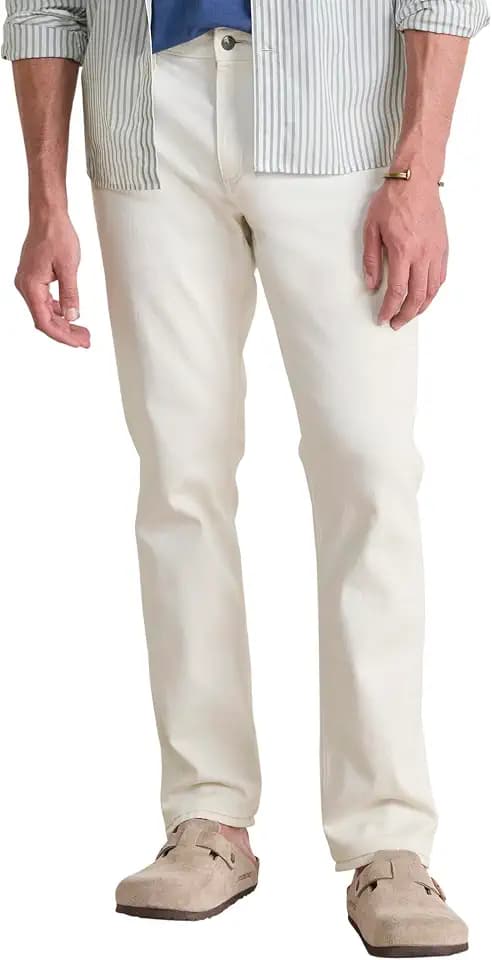 Vineyard Vines Men's Slim Straight Ecru Denim