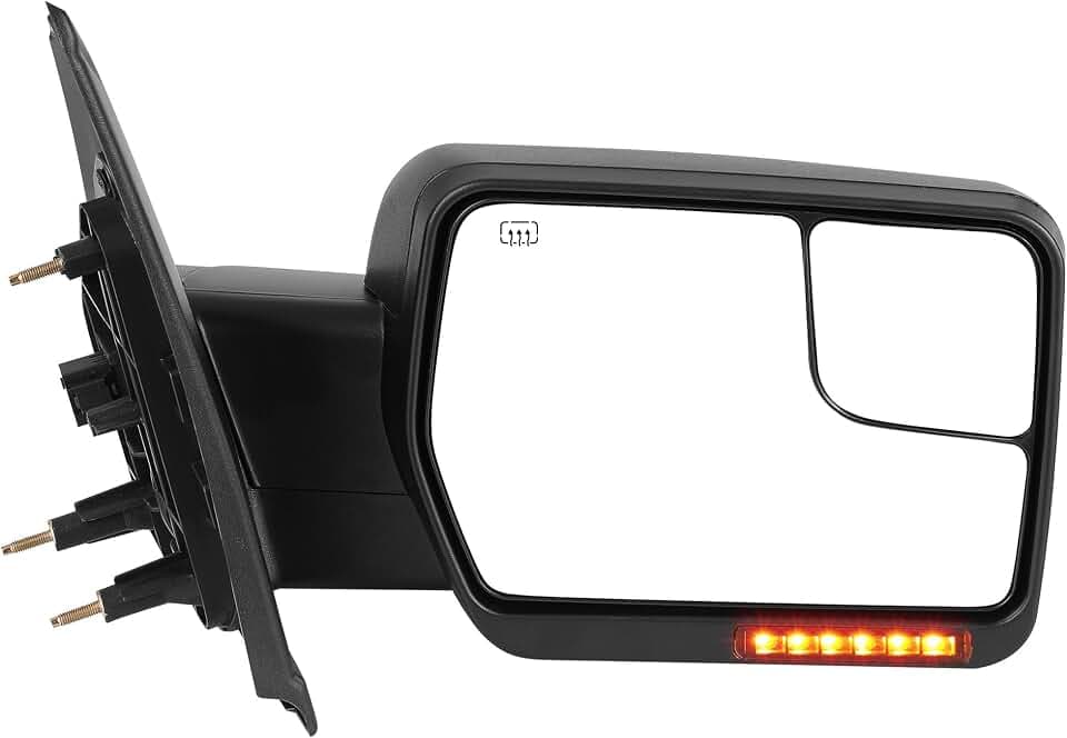 YITAMOTOR Towing Mirrors Compatible with 2004-2014 Ford F150 Black