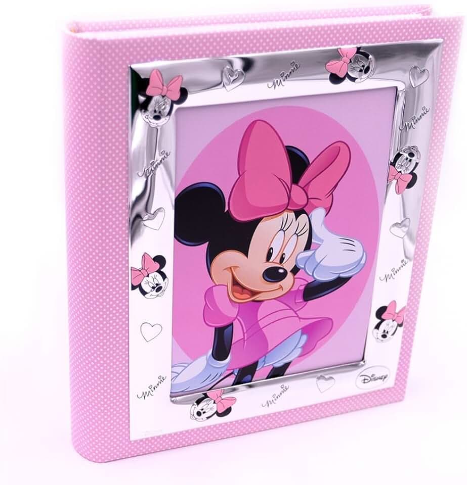Disney Baby, Mickey Mouse - Fotoalbum, Fotorahmen, Geschenk zur Taufe oder zum Geburtstag, für Kinder